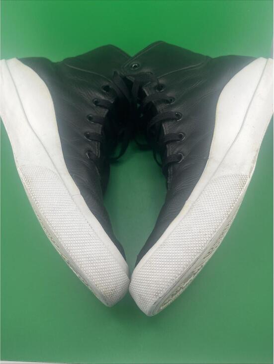 Converse All Star High Top | Black Tumbled Leather | Unisex W-11 / M-9 main image 7
